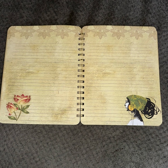 Inspirational Spiral Notebook Journal with Artistic Cover - Picture 3 of 4
